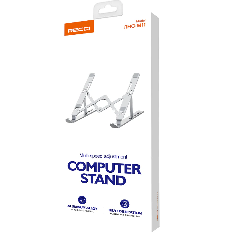 Recci Laptop Holder Silver   Rho-m11